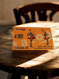 Carte Télé Vintage Authentique - Pièce de Collection Unique