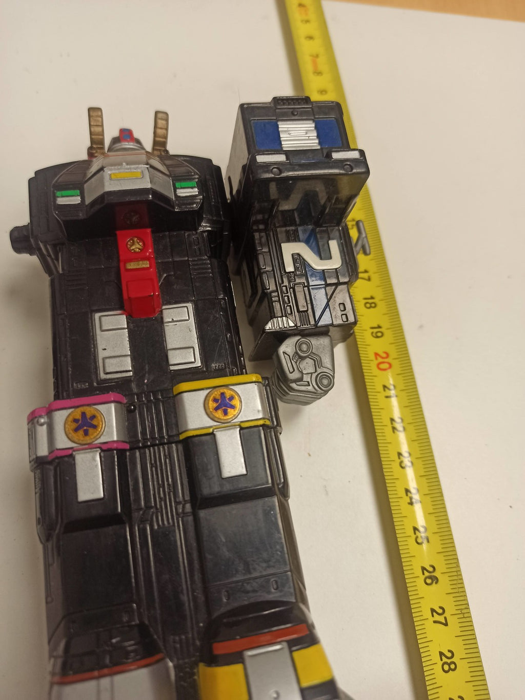 Power Rangers Lightspeed Rescue DX Super Train Megazord original d'occasion comp