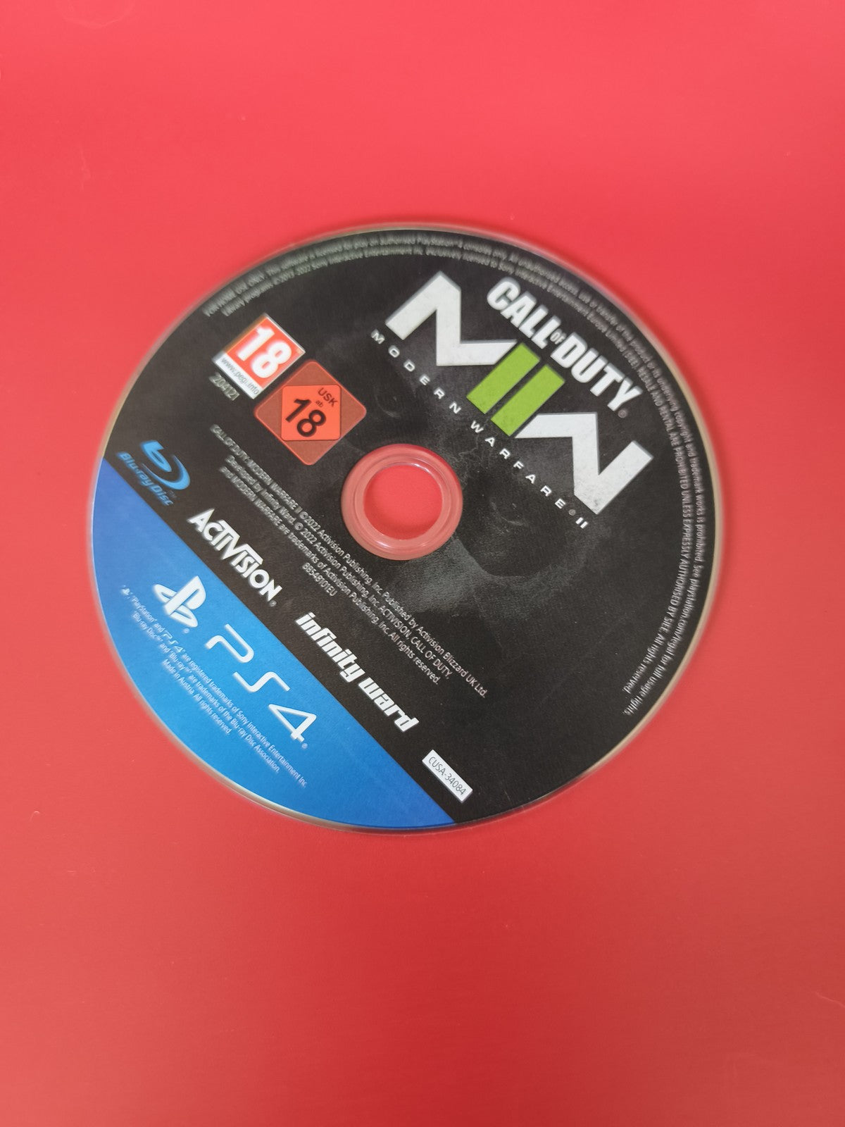 CD jeu Call of Duty pour PlayStation 4 PS4, disque seul, version française