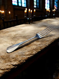 Fourchette ancienne Christofle argent plaqué, style classique, couverts vintage