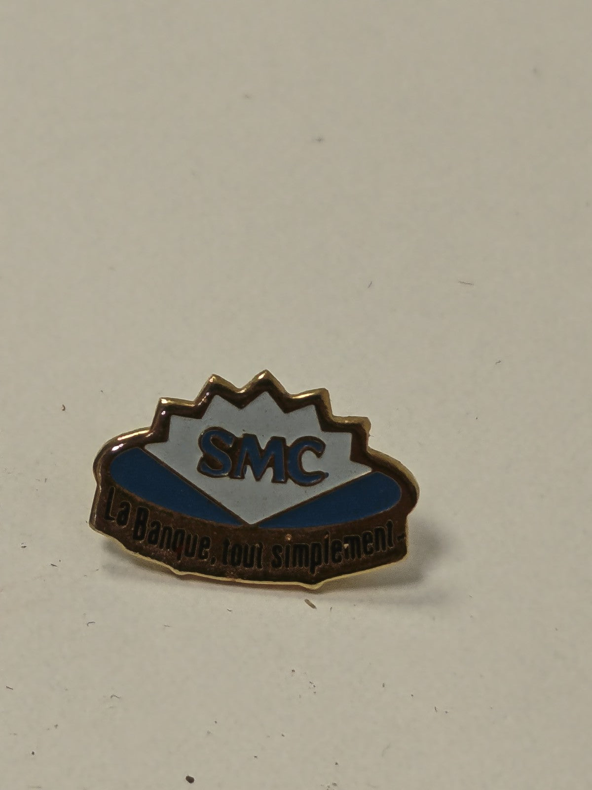 Pin's ancien SMC vintage rétro collection badge broche années 80 90 rare