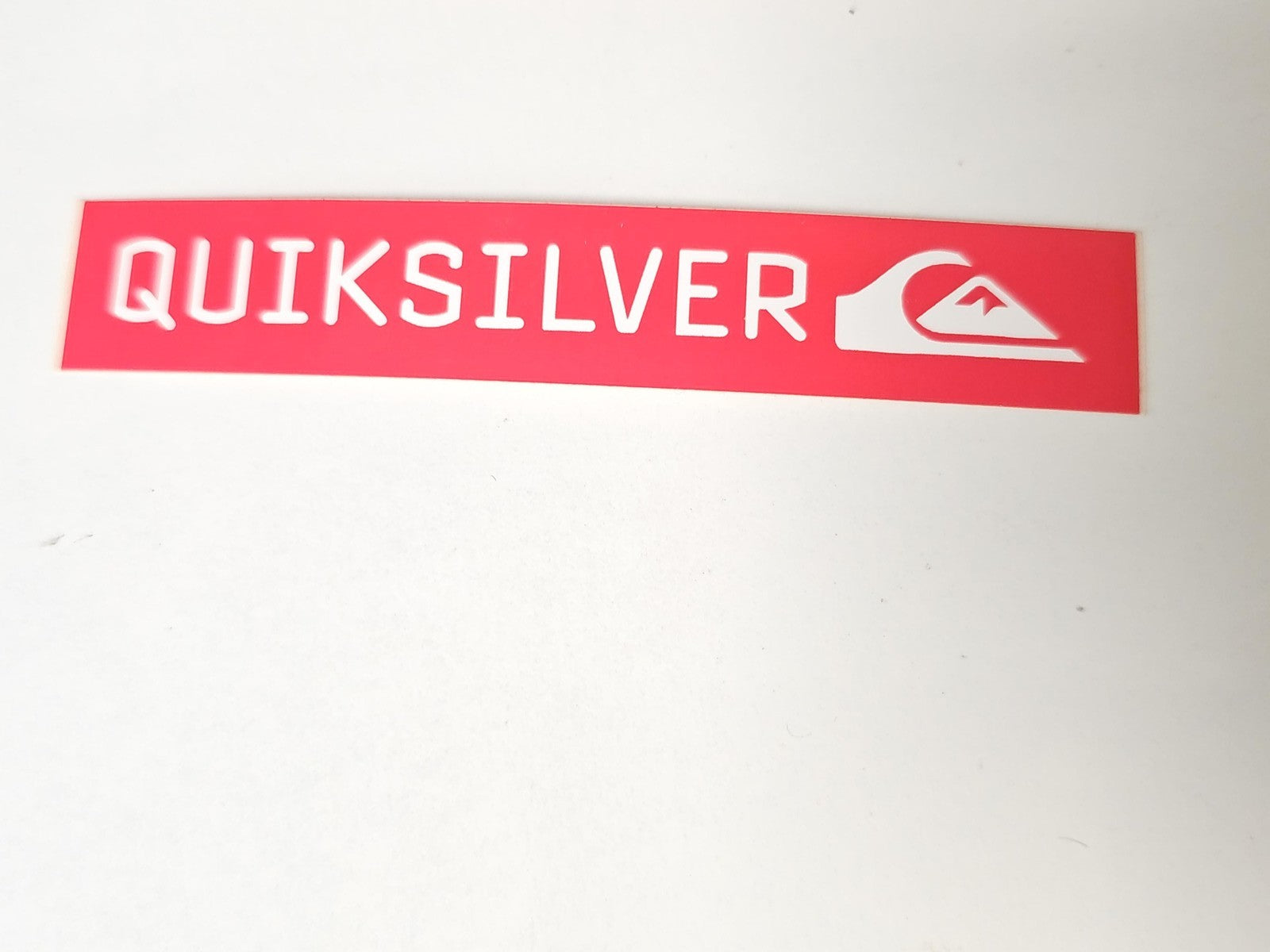 Vintage grand autocollant publicitaire Quicksilver ancien rétro surf collection