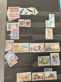 Lot anciens timbres Sénégal oblitérés ? thématiques variées, couleurs vives