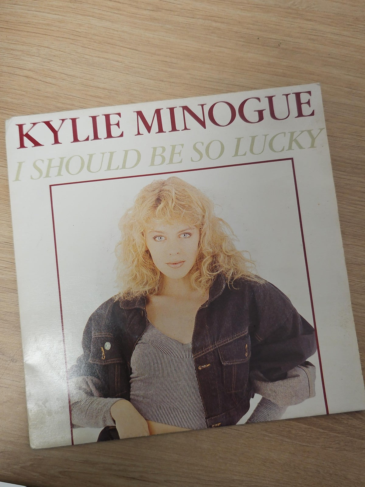 Vinyle 45 tours rétro Kylie Minogue ancien disque vintage collection années 80 p