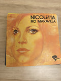 Vinyle 45T Nicoletta Fio Maravilla pochette illustrée, disque simple (Ref 2)