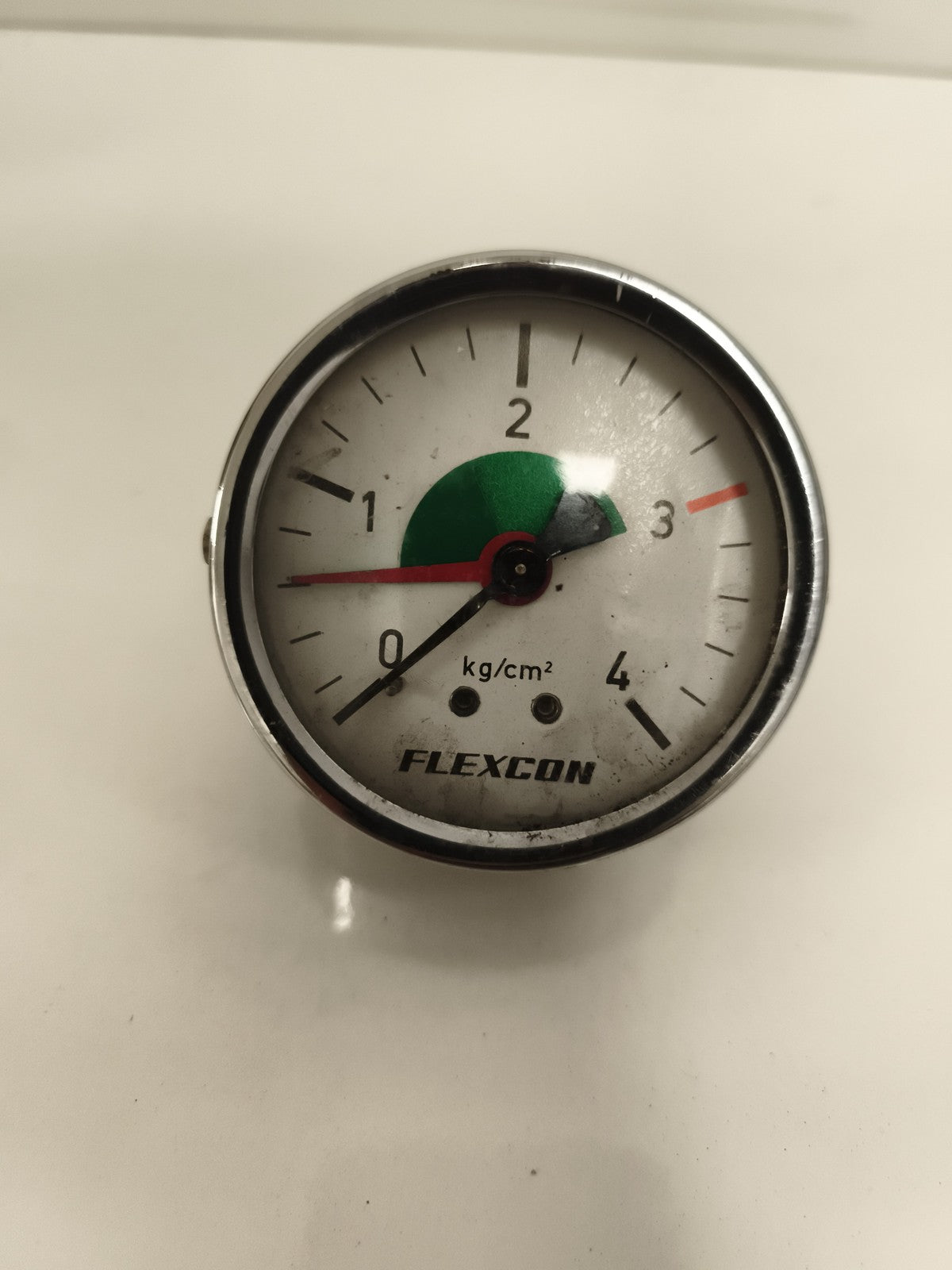 Manomètre ancien Flexcon pression kg/cm² vintage appareil mesure