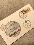 Carte premier jour Rome 1960 Jeux Olympiques natation oblitérée philatélie (Ref