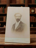 Photographie ancienne cabinet portrait homme Raphaël Bouquet Guise vintage