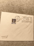 Lettre philatélique oblitérée 1970 Niort blason Savoie St-Jean-de-Maurienne