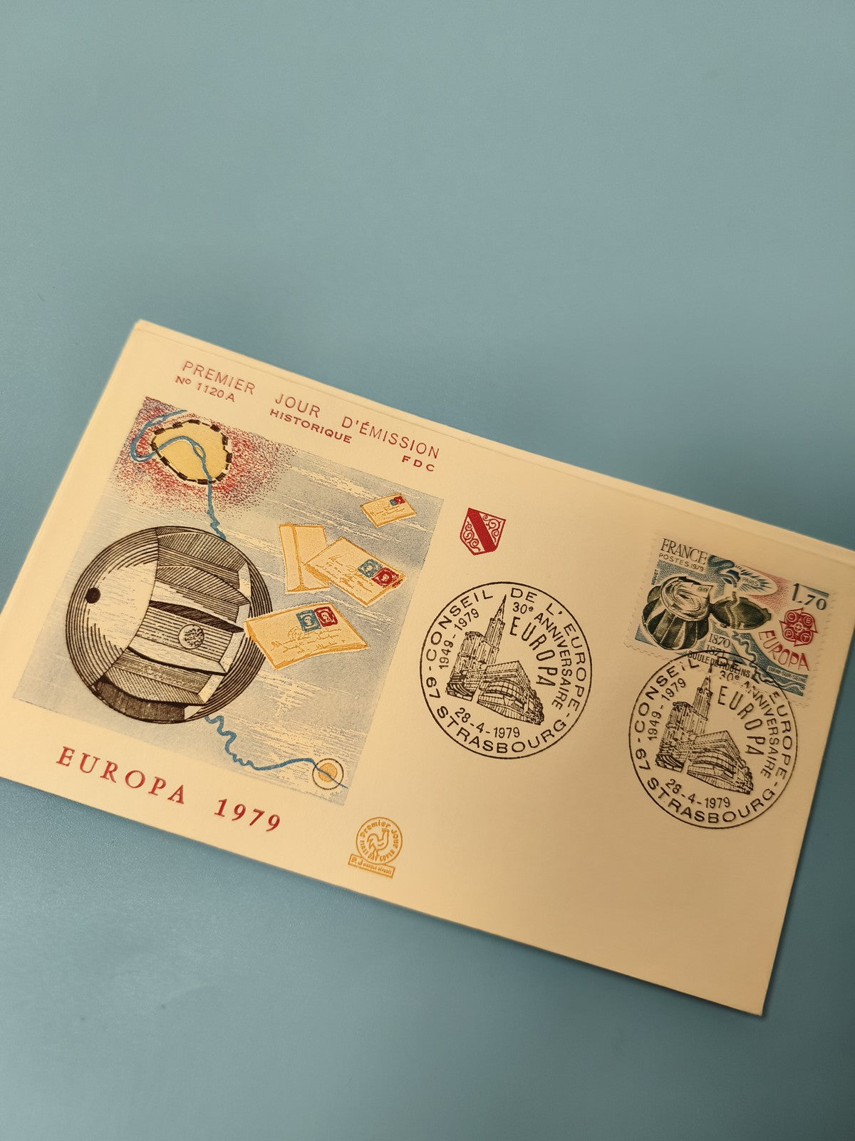 Enveloppe philatélie FDC Europa 1979 Strasbourg Premier Jour d?Émission