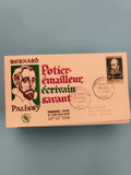 Lettre FDC Bernard Palissy 1957 Agen premier jour France philatélie