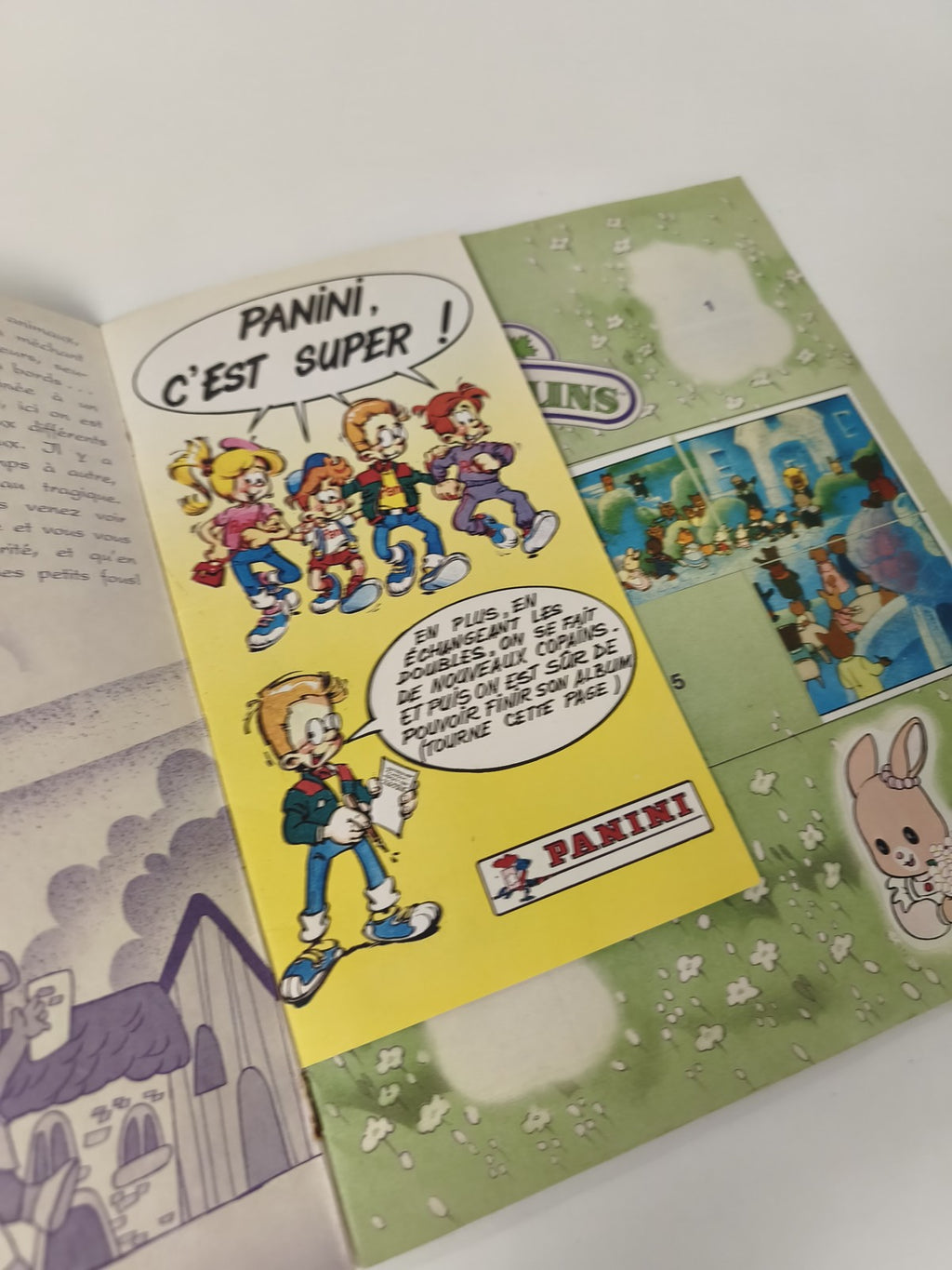 Vintage album Panini Les Petits Malins incomplet ? couverture illustrée d?occasi