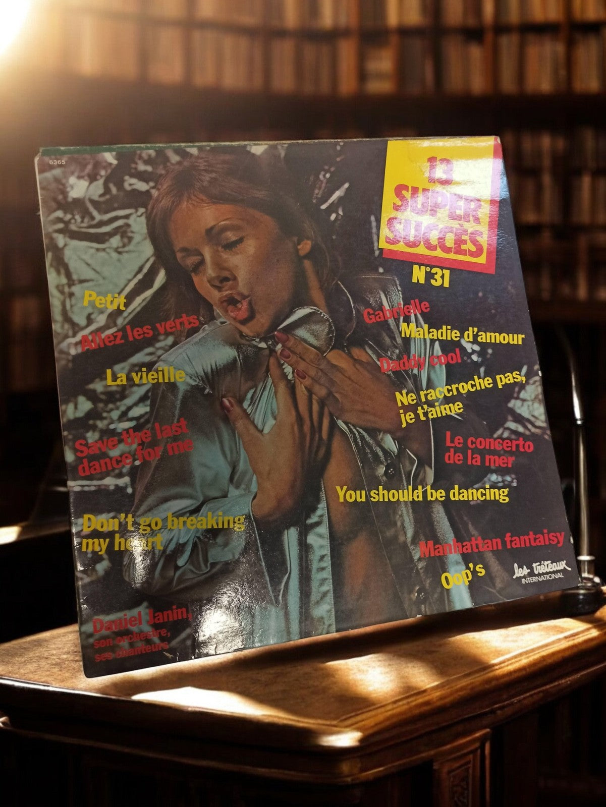 Vinyle 33 tours vintage 13 super succès ancien disque rétro collection musique