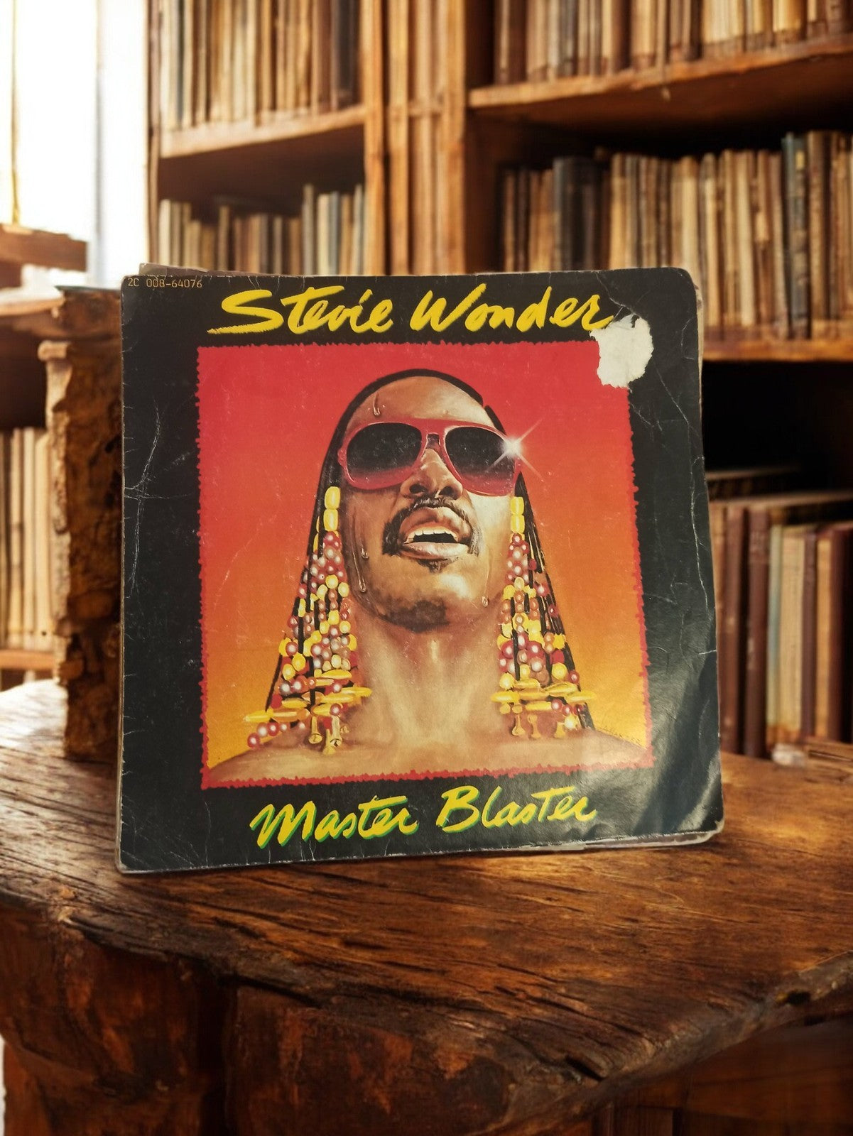 Vinyle 45 tours Stevie Wonder Master Blaster vintage pochette originale rétro
