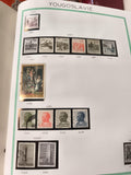 Timbres Yougoslavie oblitérés lot, architecture, personnages, années 1970