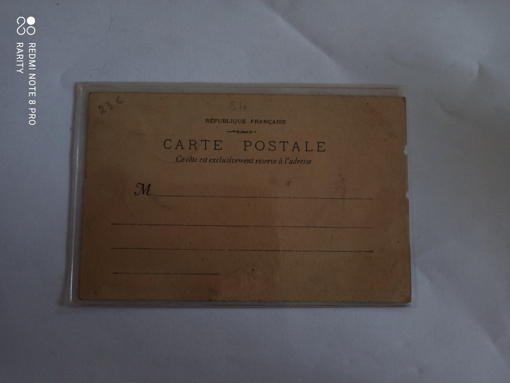 Carte postale ancienne Cavaillon Gare phototypie Lacour Marseille rare