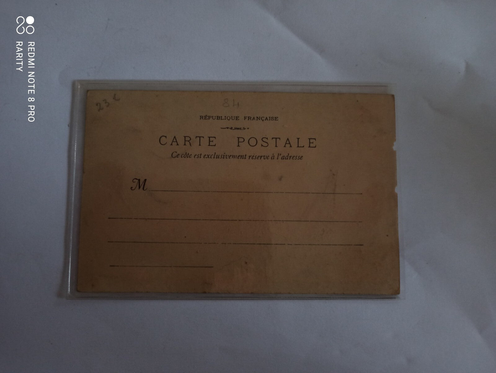 Carte postale ancienne Cavaillon Gare phototypie Lacour Marseille rare