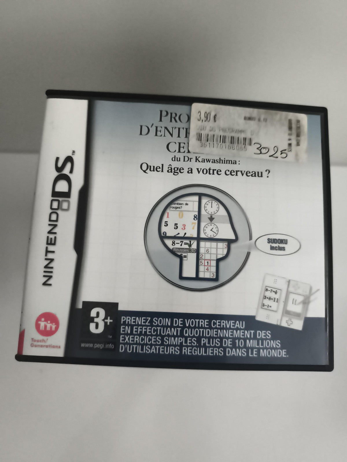 Jeu Nintendo DS Programme d’Entraînement Cérébral Dr Kawashima