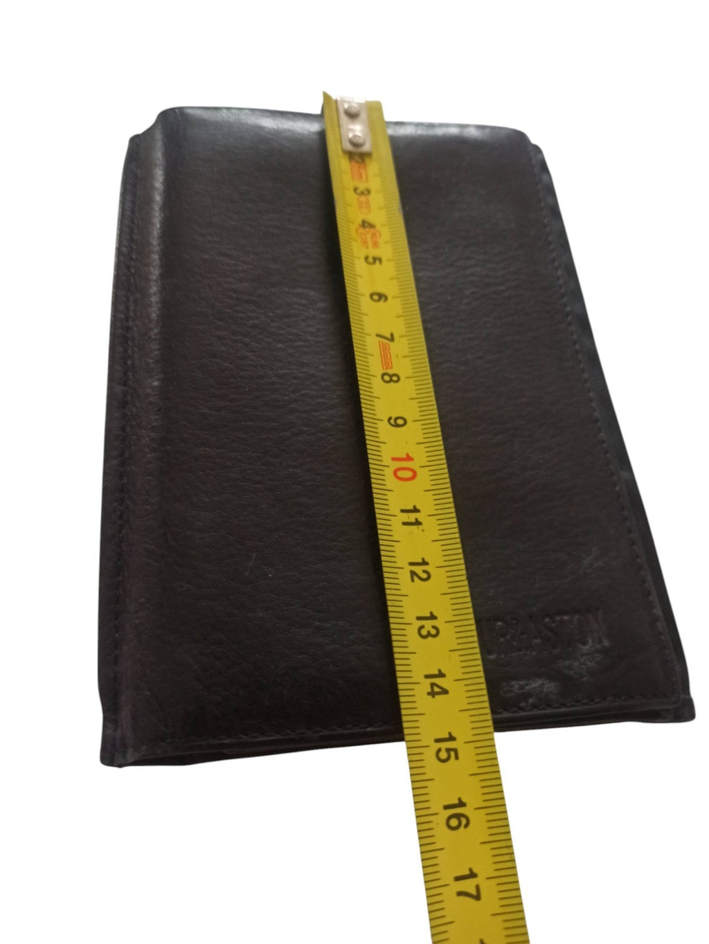 Portefeuille vintage Arthur & Aston cuir noir, porte-cartes, accessoire homme