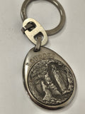 Porte-clés ancien religieux rétro ? Collection vintage, objet de piété, France