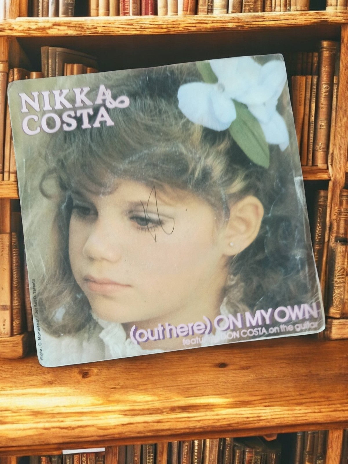Vinyle 45 tours Nikka Costa ancien pochette à restaurer vintage disque