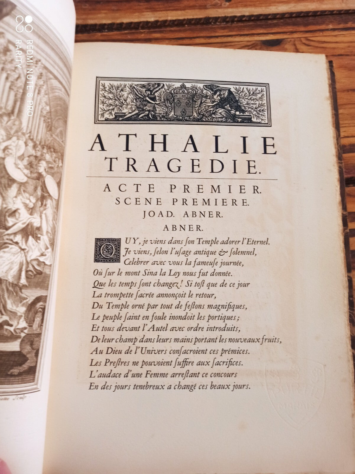 Livre Athalie Tragédie 1946 édition numérotée gravures Bibliolatres France