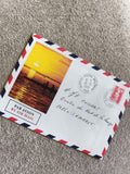 Lettre par avion illustrée 1991 cachet militaire, enveloppe philatélie timbre