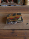 Gomme vintage Cassette années 50/60 caoutchouc blanc, boîte d’origine rétro