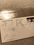 Lettre premier jour 1980 Lake Placid Jeux Olympiques hiver USA philatélie (Ref 1