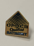 Pin's ancien OPQCB rétro vintage collection badge broche rare France années 90