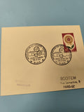 Ancienne enveloppe philatélique oblitérée 1964, timbre Europa, collection France