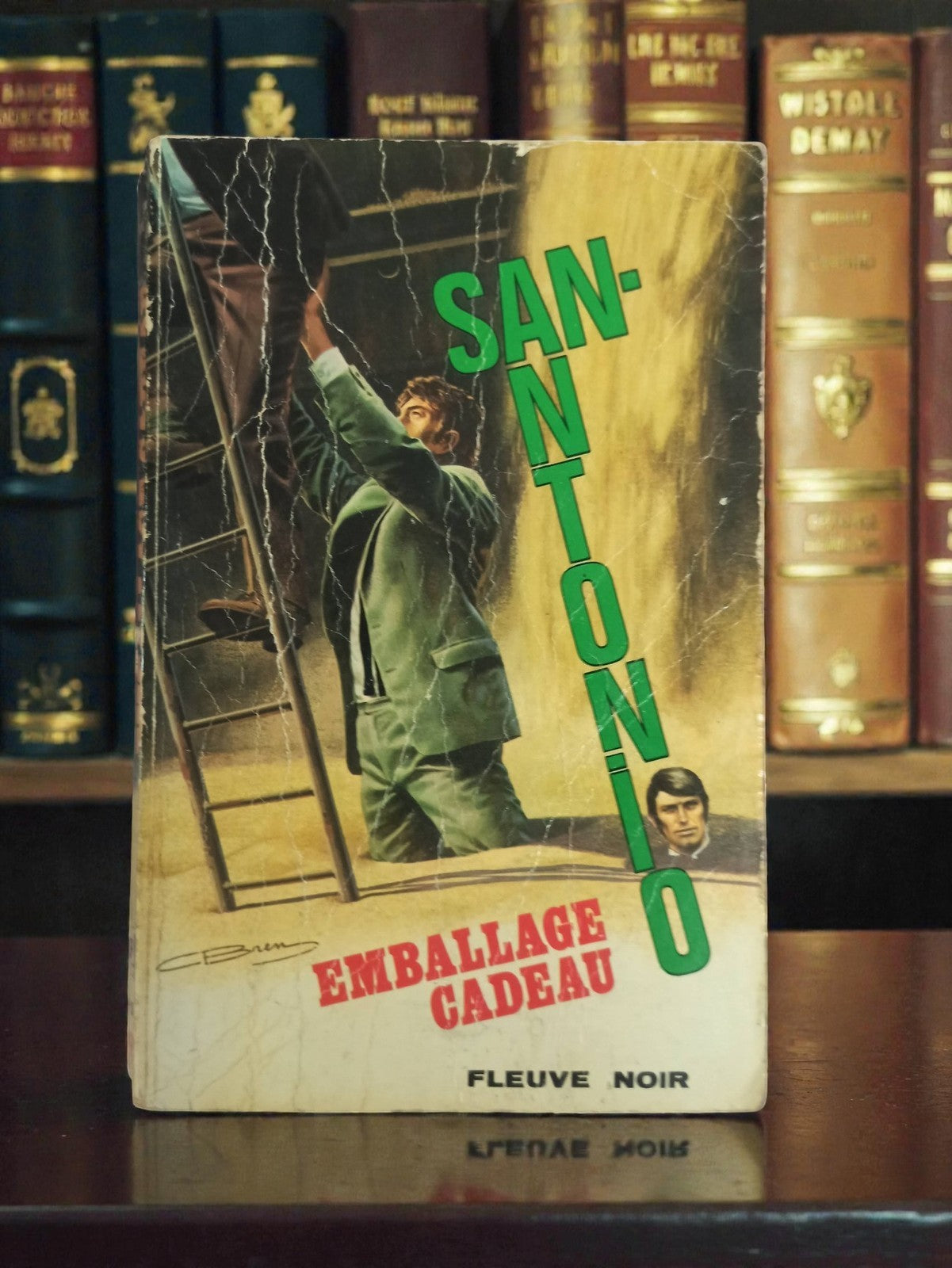 Livre de poche San-Antonio Emballage Cadeau vintage polar Fleuve Noir ancien