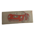 Plan dessin Scalextric Dinky Toys calque voiture rouge course 24