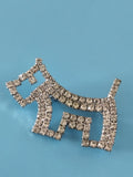 Broche rétro ancienne fantaisie, bijou vintage, accessoire original d'occasion