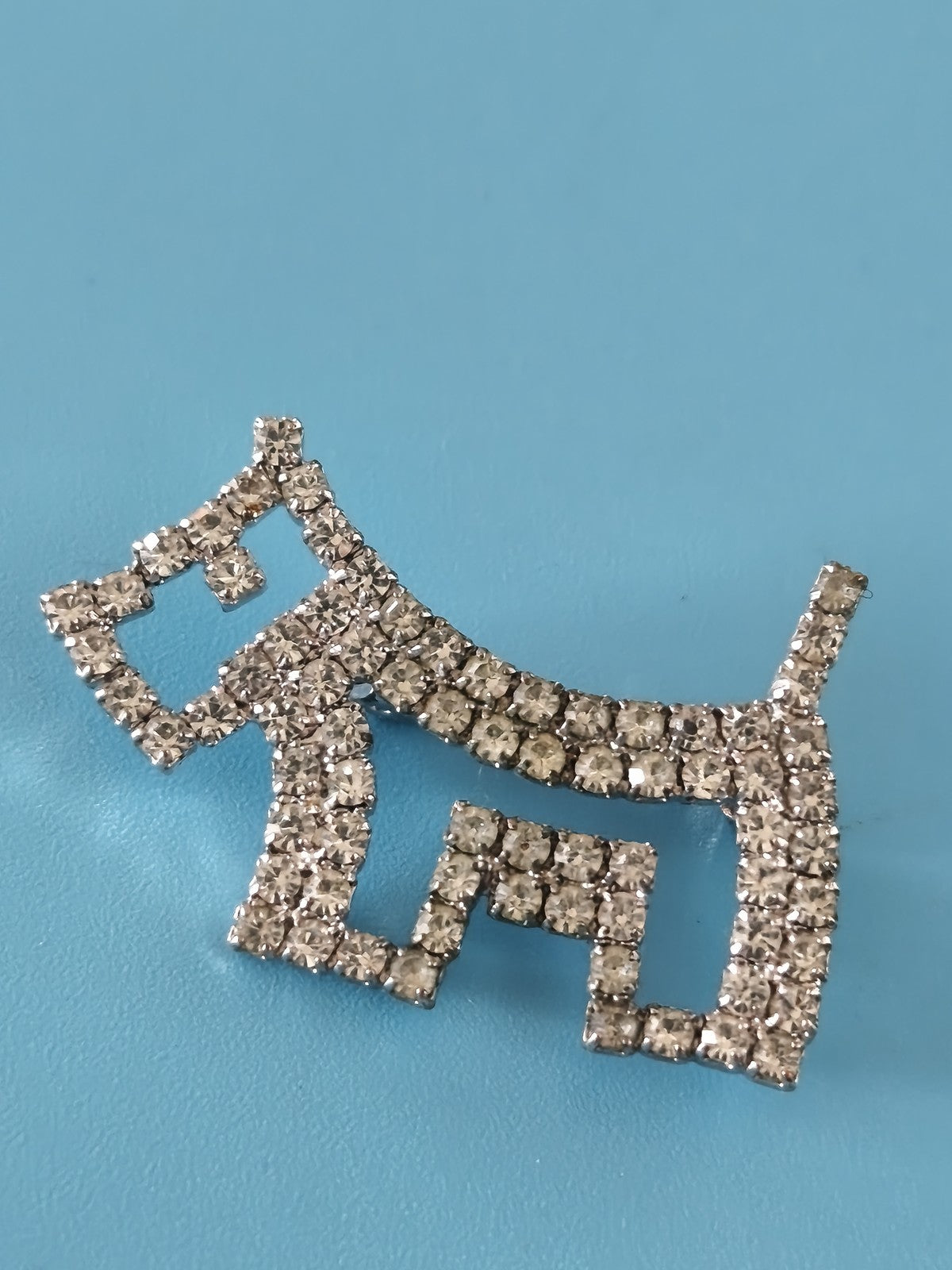 Broche rétro ancienne fantaisie, bijou vintage, accessoire original d'occasion