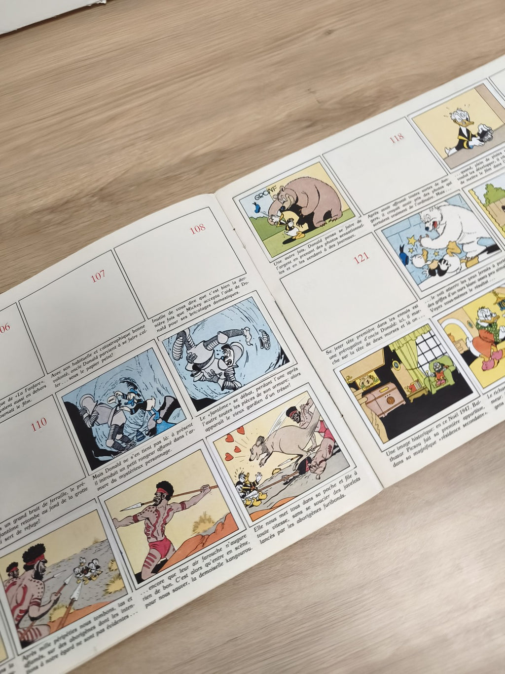 Vintage album Panini incomplet Donald Story Disney collection années 80