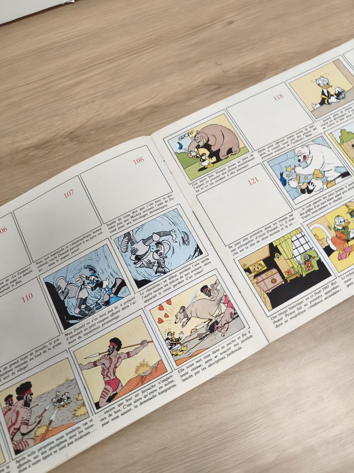 Vintage album Panini incomplet Donald Story Disney collection années 80