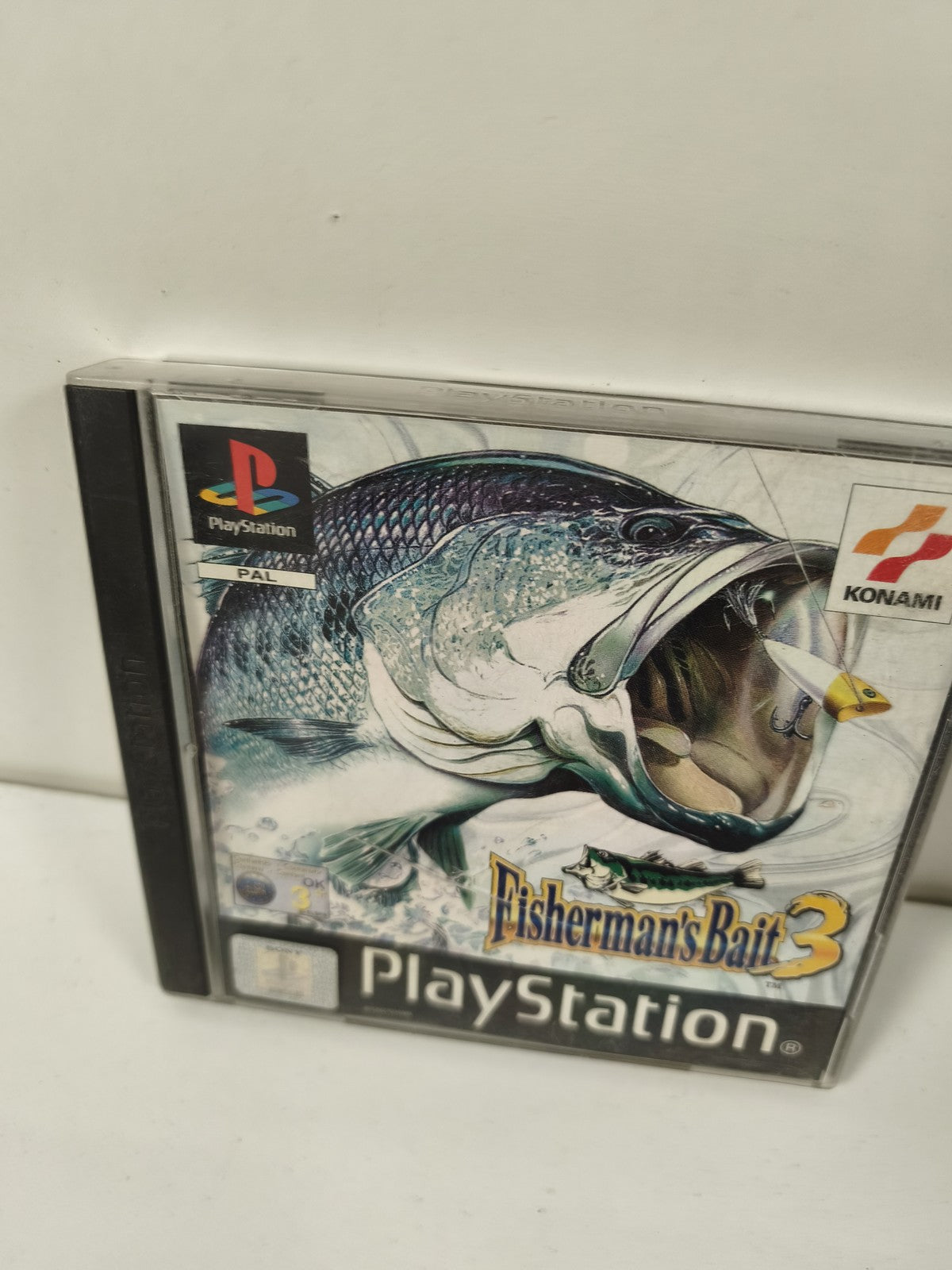 Boîte vide Fisherman's Bait 3 pour Playstation PS1 ? Jaquette d'origine Konami