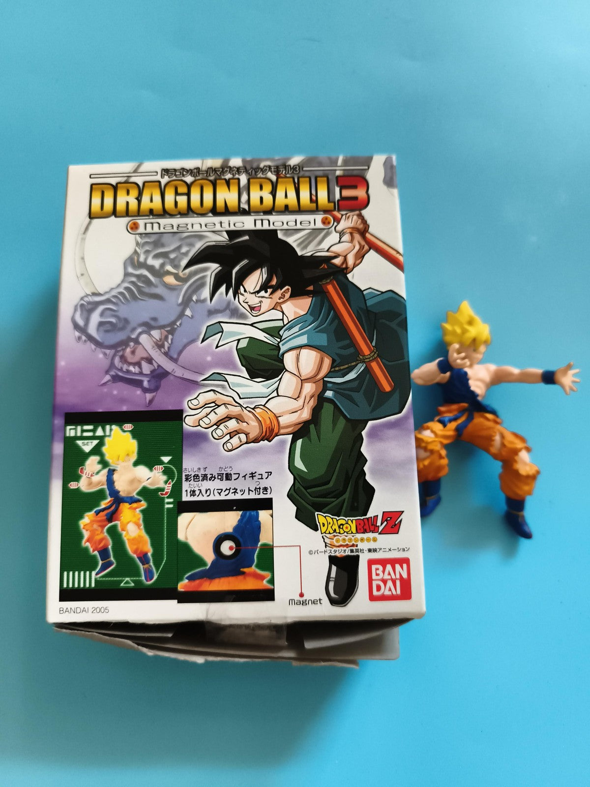 Figurine Dragon Ball Z Bandai Goku Super Saiyan Magnetic Model 2005