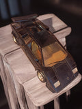 Voiture miniature Lamborghini Countach Burago vintage noire, ancien modèle colle