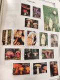 Timbres anciens Guyana champignons lot thématique philatélie oblitérés vintage