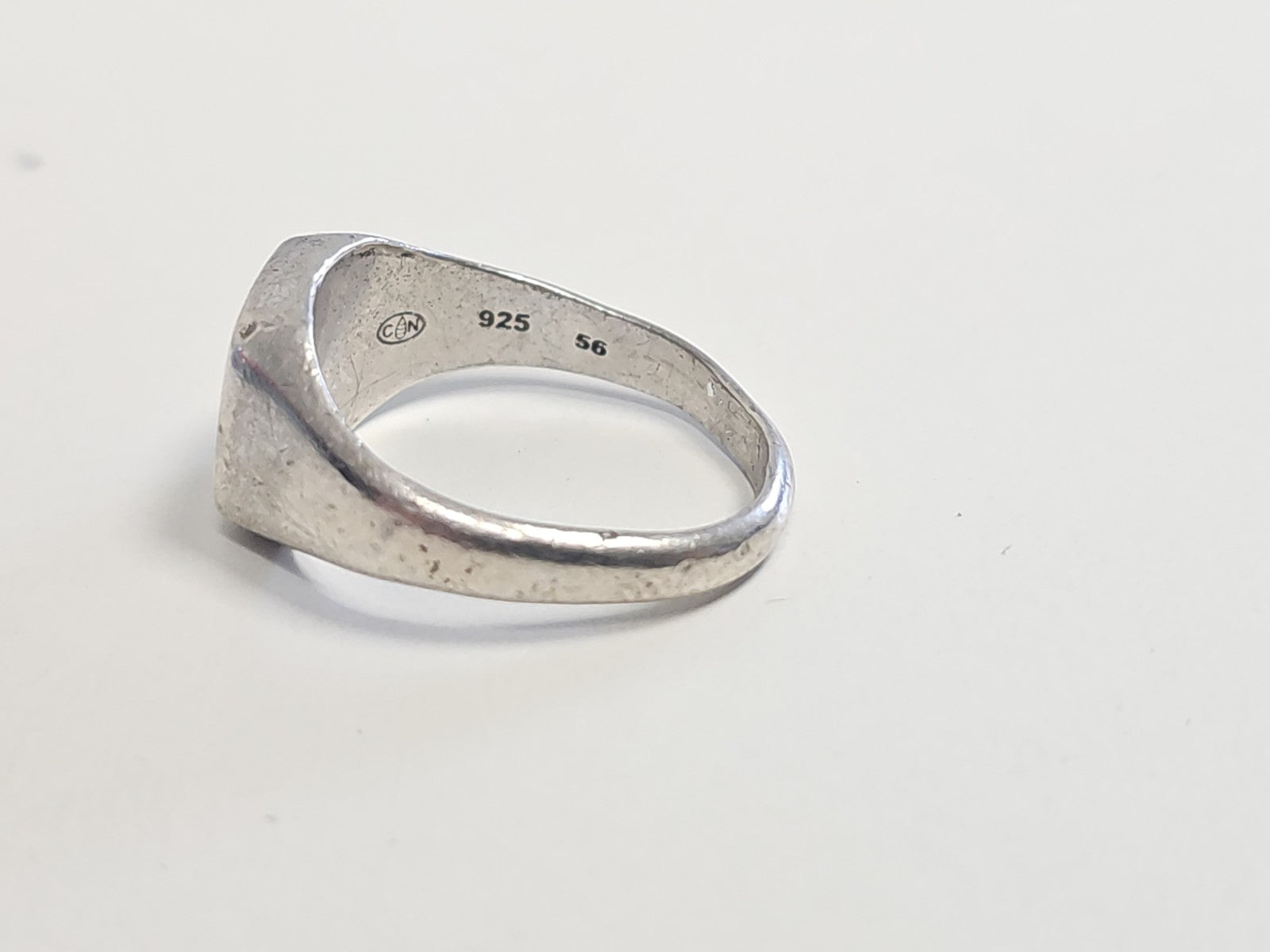 Grosse bague vintage en argent massif, ancienne, taille 54, 5.1g, collection