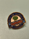 Vintage pin's Lustucru Brin de Malice taboulé logo bleu collection (ref 10)