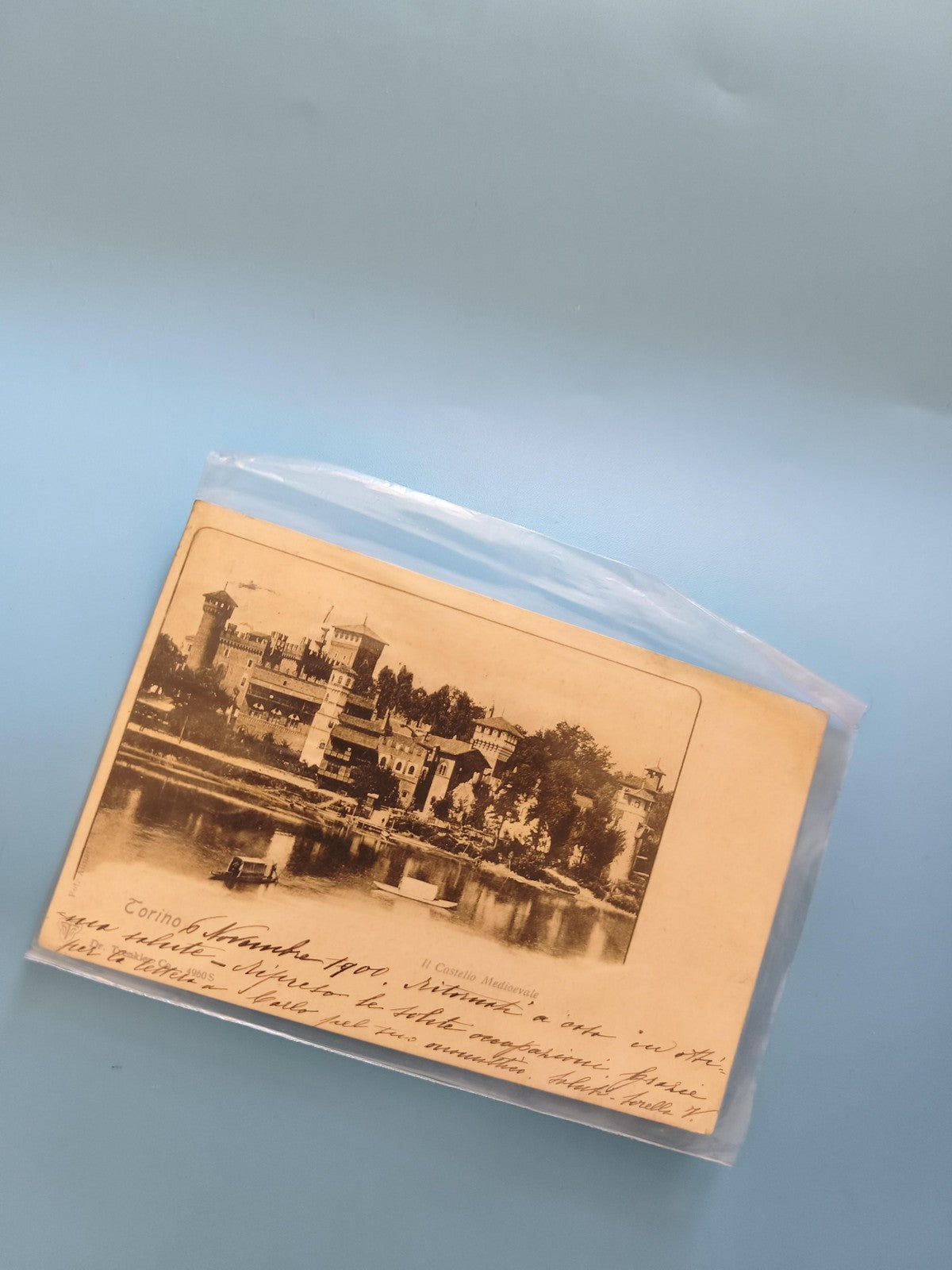Carte postale vintage italienne ancienne timbrée époque coloniale collection