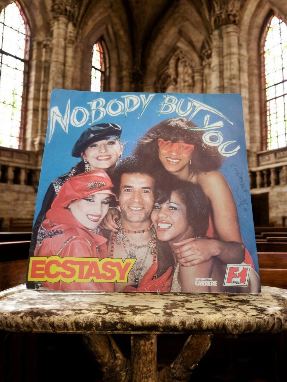 Vinyle 45 tours Ecstasy Nobody But You vintage années 80 Carrere