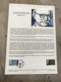 Carte philatélique Jean Rostand 1987 Timbre France, Collection Historique