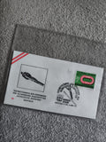 Lettre 1er jour Autriche ski Seefeld 1975 cachet olympique philatélie (Ref 27)