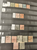 Timbres anciens Empire Ottoman obliterés, motifs croissant, lot philatélie Turqu