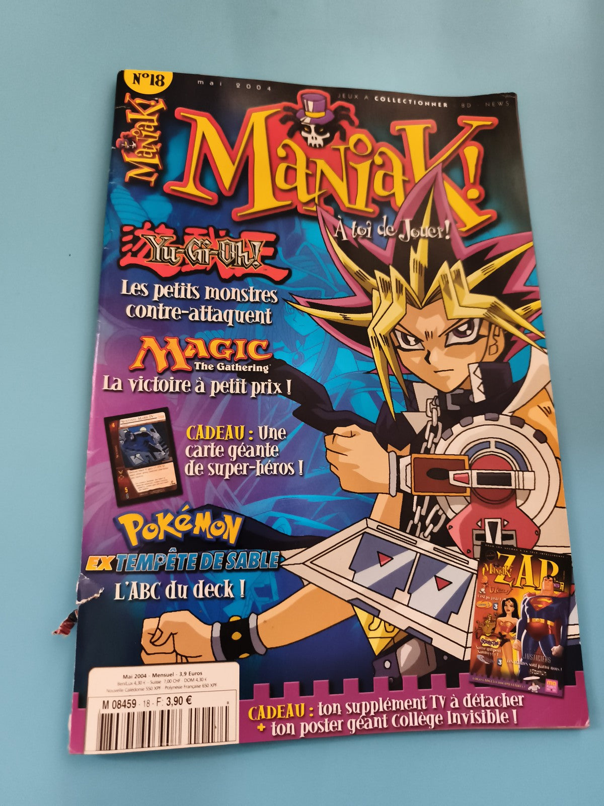 Magazine ManiaK n°18 mai 2004 Yu-Gi-Oh Pokémon Magic jeux à collectionner