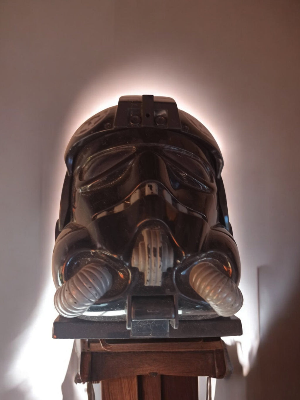 Casque vintage Star Wars pilote TIE Fighter noir ancien rare déco film